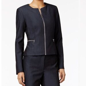 Calvin Klein Long Sleeve Fitted Blazer Size 4